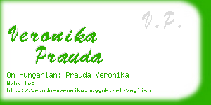 veronika prauda business card